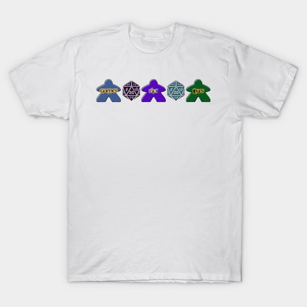 Games She Likes Horizontal Logo T-Shirt by GamesSheLikes